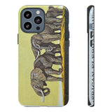 Elephant Herd Tough Phone Case