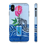Skeleton Rose Tough Phone Case
