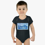 Norway Marina Stamp Baby Onesie
