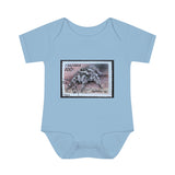 Spider Stamp Baby Onesie