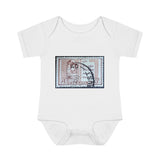 Bible Pages Stamp Baby Onesie
