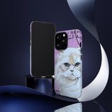 White Persian Cat Tough Phone Case