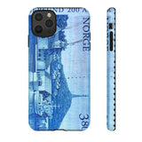 Norway Harbor Postage Stamp - Tough Phone Case