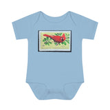 Cardinal Stamp Baby Onesie
