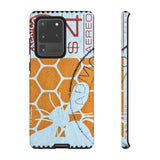 Honey Comb Bee Tough Phone Case
