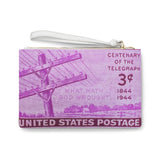 Telegraph Clutch Bag