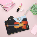 Violin Clutch Bag