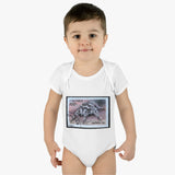 Spider Stamp Baby Onesie