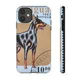 Doberman Dog Tough Phone Case