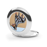 Doberman Compact Travel Mirror