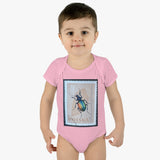 Beetle Stamp Baby Onesie