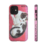Black and White Cat Tough Phone Case