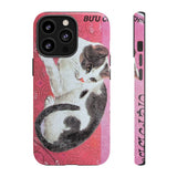 Black and White Cat Tough Phone Case