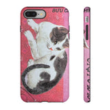 Black and White Cat Tough Phone Case