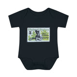 Davy Crockett Stamp Baby Onesie