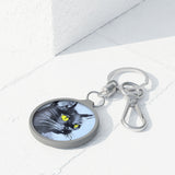 Black Cat Keyring