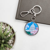 Cherry Blossom Keyring