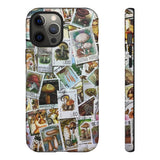Mushroom Stamps Tough Phone Case