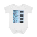 Piano Player Baby Onesie