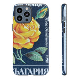 Yellow Rose Flower Tough Phone Case