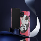 Black and White Cat Tough Phone Case