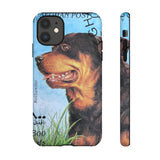 Rottweiler Dog Tough Phone Case