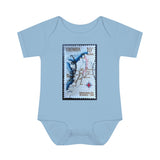 Columbia Map Stamp Baby Onesie