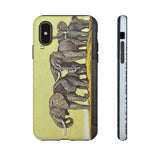 Elephant Herd Tough Phone Case