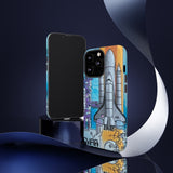 Space Rocket Tough Phone Case