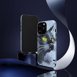 Black Cat Tough Phone Case