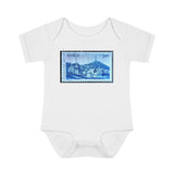 Norway Marina Stamp Baby Onesie