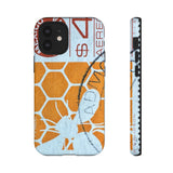 Honey Comb Bee Tough Phone Case