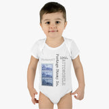 Automobile 1952 Postage Stamp - Infant Baby Rib Bodysuit 0M - 24Mo