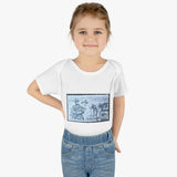 Fisherman Stamp Baby Onesie