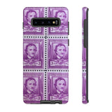 Edgar Allan Poe Stamps Tough Phone Case