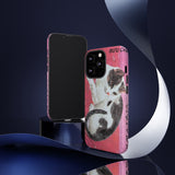Black and White Cat Tough Phone Case