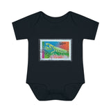 Praying Mantis Stamp Baby Onesie