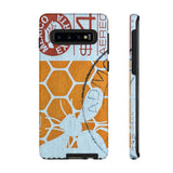 Honey Comb Bee Tough Phone Case