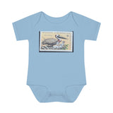 Pelican Stamp Baby Onesie
