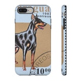 Doberman Dog Tough Phone Case