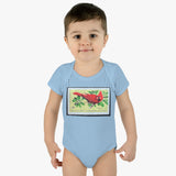 Cardinal Stamp Baby Onesie