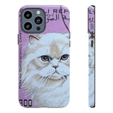 White Persian Cat Tough Phone Case