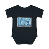 Texas State Stamp Baby Onesie