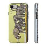 Elephant Herd Tough Phone Case
