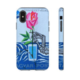 Skeleton Rose Tough Phone Case