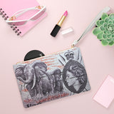 Elephant Kenya Stamp Clutch Bag