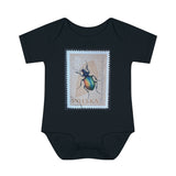 Beetle Stamp Baby Onesie