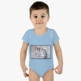 Bible Pages Stamp Baby Onesie