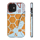 Honey Comb Bee Tough Phone Case