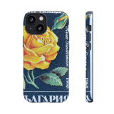 Yellow Rose Flower Tough Phone Case
